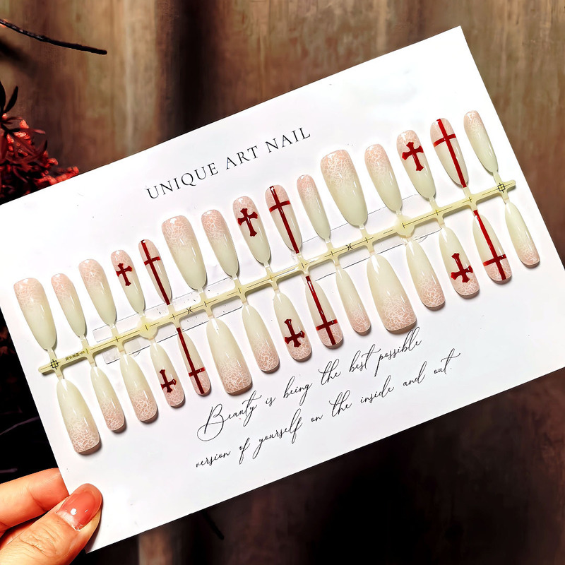 S614-Pre-Made Armor with a Full White and Red Contrast Lace Pattern Cross, Detachable Armor Pieces S614-Pre-Made Armor with a Full White and Red Contrast Lace Pattern Cross, Detachable Armor Pieces