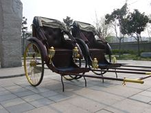 三轮拉客仿古复双人可人力道具古老舞台上海婚庆观光黄包车黄包车