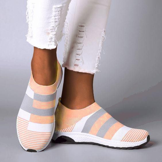 Scarpe da tennis da donna Scarpe casual Scarpe da basket Sneakers Mesh Calzature comode e versatili_voghion.com