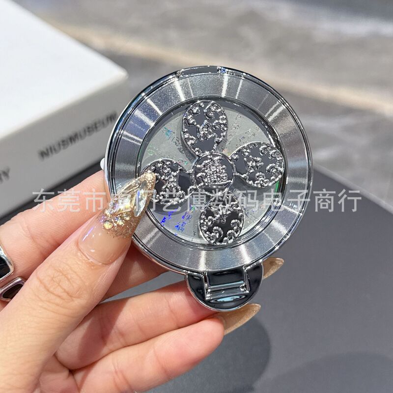 风生水起旋转解压背贴神器手机壳支架中间可360度旋转两用支架潮|undefined