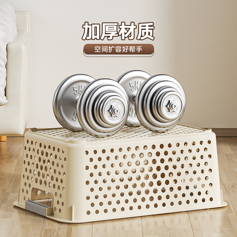 中空プラスチック収納バスケットスナック雑貨おもちゃ収納バスケット家庭用収納ボックスキッチンキャビネットデスクトップ収納ボックス|undefined
