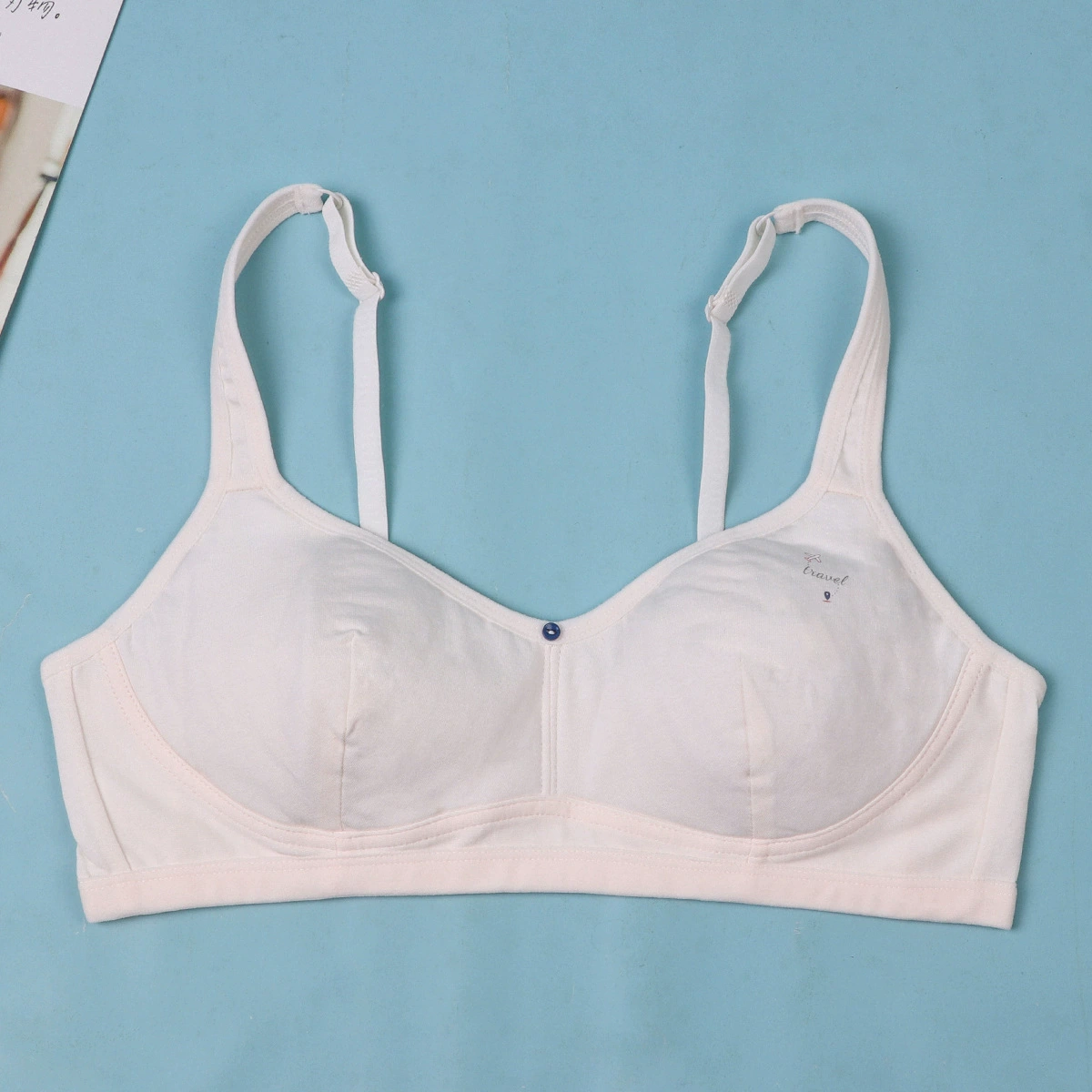Underwear for students, wireless bra, cotton vest