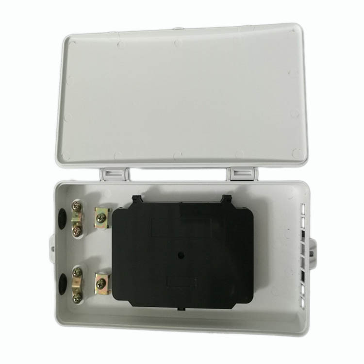 8口塑料光纤终端盒SC方头FC型桌面式光纤终端熔纤盒分纤接续盒