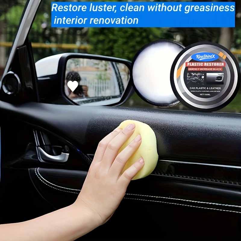汽车内饰修护蜡 100克- 全能皮革与塑料护理蜡,仪表板、座椅抛光