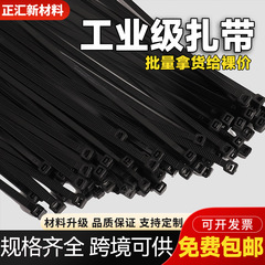 工場直販のセルフロックナイロンケーブルタイ、プラスチック製黒色結束バンド、包装バンド、ケーブルタイ、包装固定バンド