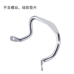 現代のシンプルな曲線の鋼の耳のスープの鍋の台所の部品の双耳の耳の耳の双柄の蒸し器は卸売りすることができます。