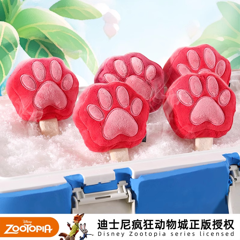 Disney Mad Animal City juguetes para perros, patas de hielo, juguetes de voz para cachorros.