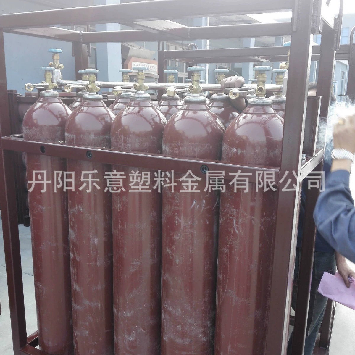 Контейнер для бутылок Duwa, кислородный азот, контейнер для аргона и водорода, корзина для стальных бутылок, коробка для стальных бутылок в наличии