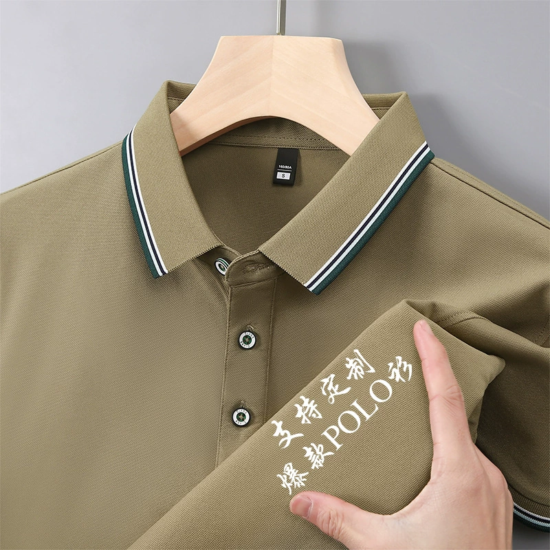 Рубашка поло с отворотом на заказ рабочая одежда с короткими рукавами с логотипом