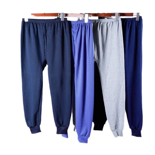 Thermal underwear for middle-aged and elderly men, not all cotton, autumn top and bottom set, promotional gift, large line pants, cotton and wool sweater