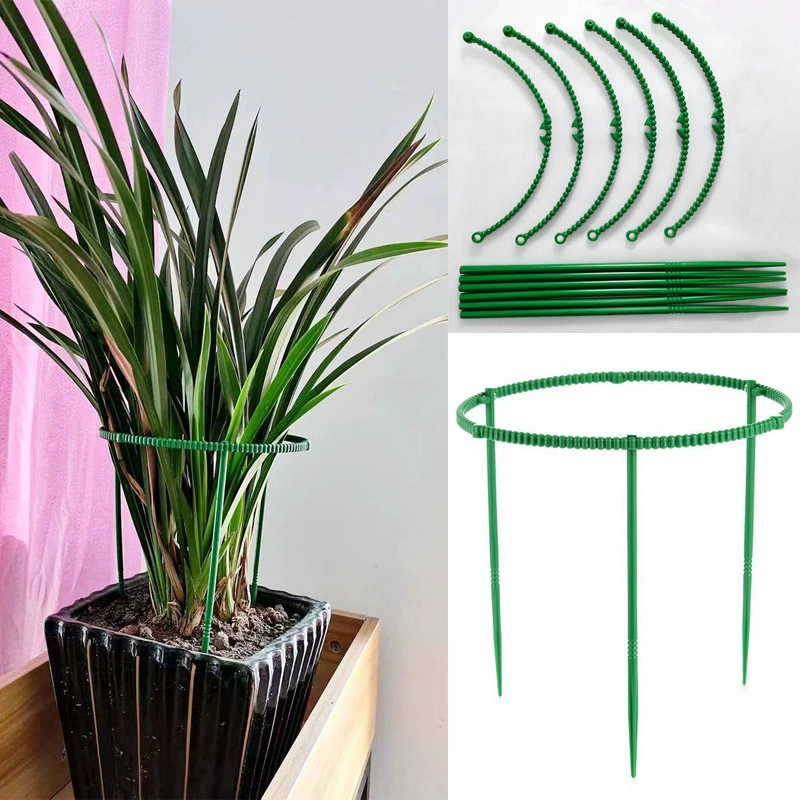 Садоводство цветок опорное кольцо альпинистская рама анти-жилье стержень защита листьев кронштейн Краб коготь Орхидея цветок стенд сращивания кронштейн завод