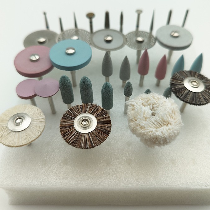 现货3MC00.1常用金属树脂烤瓷玻璃打磨抛光套装 一件代发