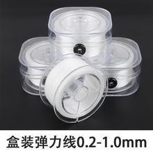 跨境热销耐磨穿珠弹力水晶线手工串绳手链项链珍珠皮筋线绳超细