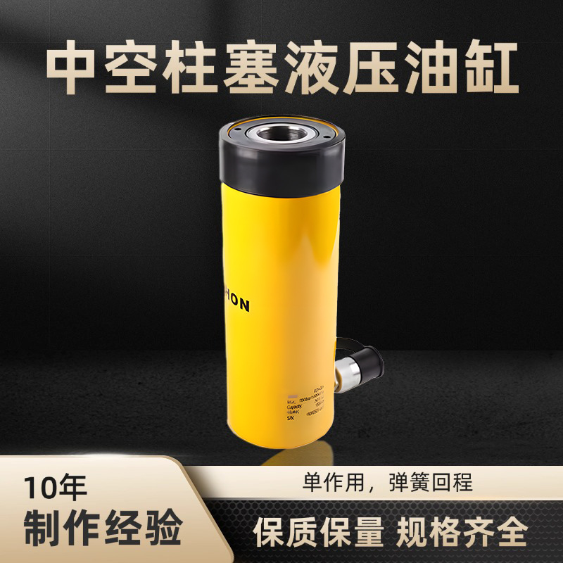 RCH-306 700bar 30吨155毫米冲程弹簧复位空心柱塞液压缸