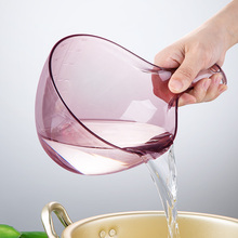 家用水勺厨房舀水瓢食品级塑料加深长柄水舀子小水漂洗头瓢水护金