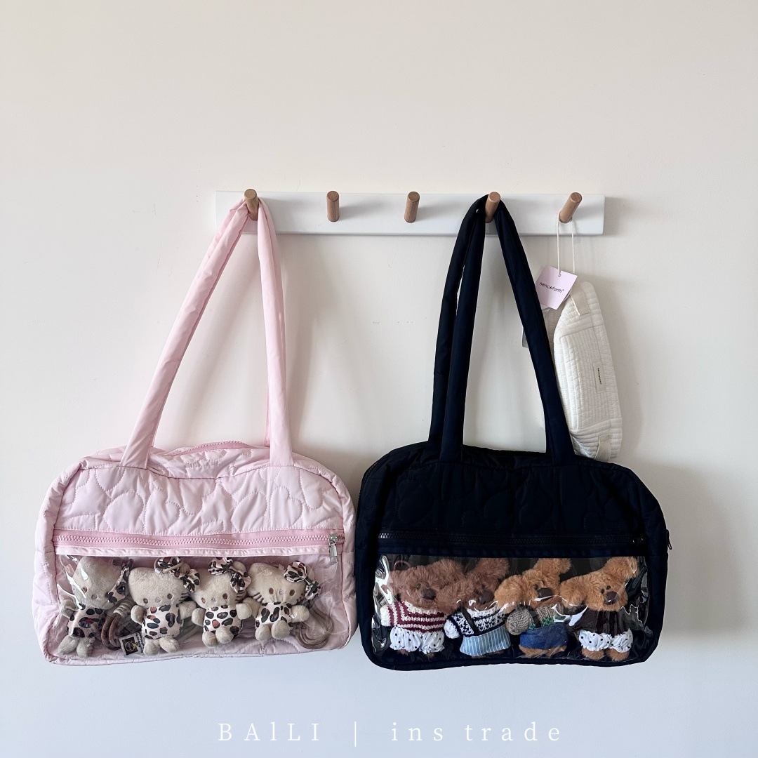 Handheld capacious one-shoulder bag, shoulder bag