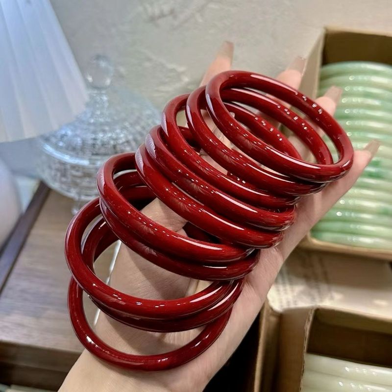 抖音热销手镯大合集仿玉一步一响复古新中式冰透不掉色紫罗兰手镯|undefined
