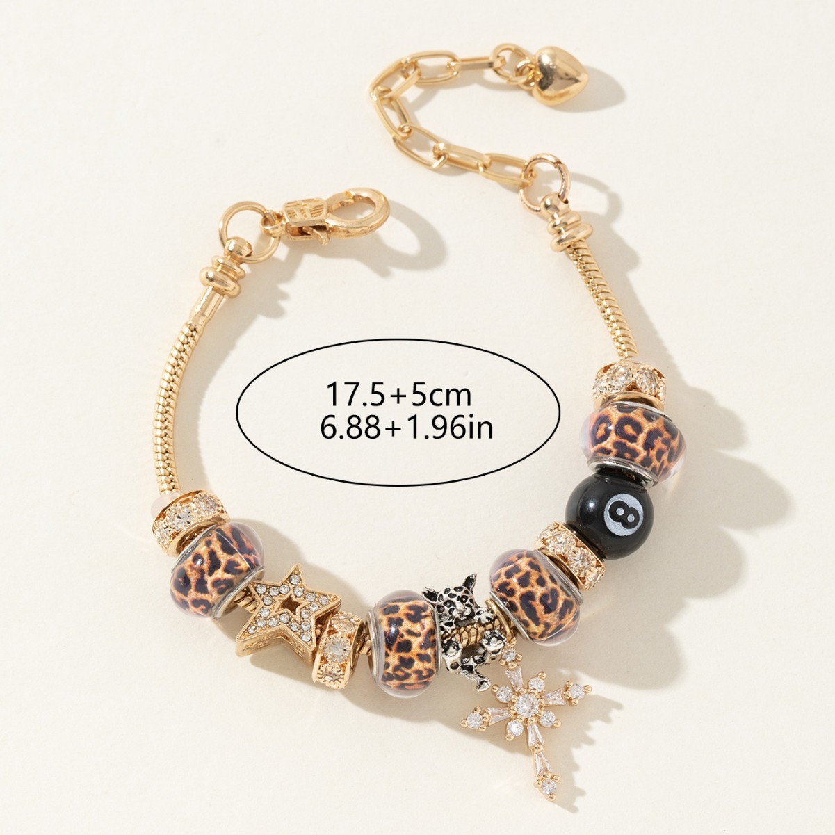 Gold Flower Bangle Adjustable Temperament Bracelet For Women_voghion.com