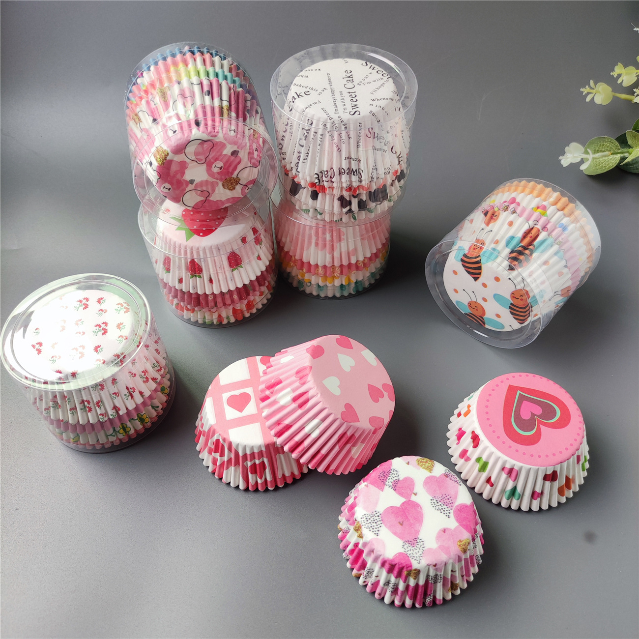 雪媚娘紙托一次性油紙托小蛋糕淡奶油馬芬杯子耐高溫烘焙模具紙托