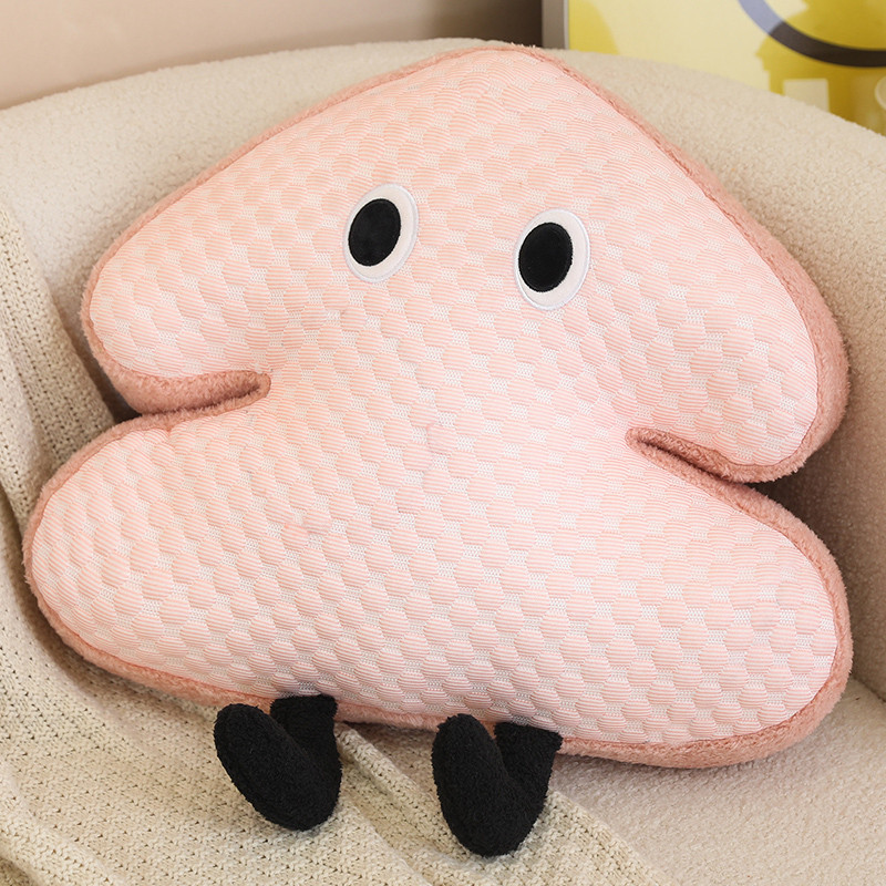 Lindas y creativas guisantes de hielo, almohadas de árbol suaves y lindas, muñecos de felpa, cama de cabeza de pino de color sólido, informe del cumpleaños de los niños