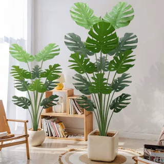 北欧风仿真植物龟背盆栽橱窗室内造景假树绿植装饰盆景摆件高仿真