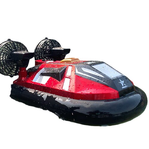 Cross-border new 2.4G four-way amphibious simulation hovercraft high-speed speedboat summer water remote control toy