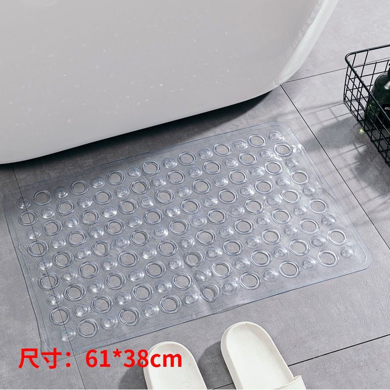 Alfombra antideslizante ultrafina para baño, gran agujero redondo, segura para puerta, hotel y hogar