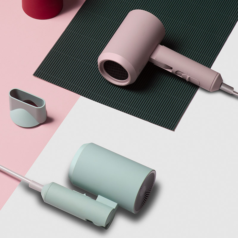 Lowra Rouge Roller Folding Hair Dryer Negative Ion Hair Care Home Student Dormitory High Power Hair Dryer