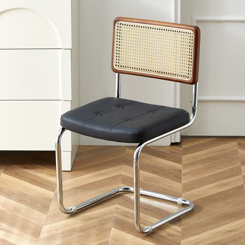 Silla de arco de ratana nórdica inswind silla de comedor casera sillón silla de computadora red silla antigua silla Vasily