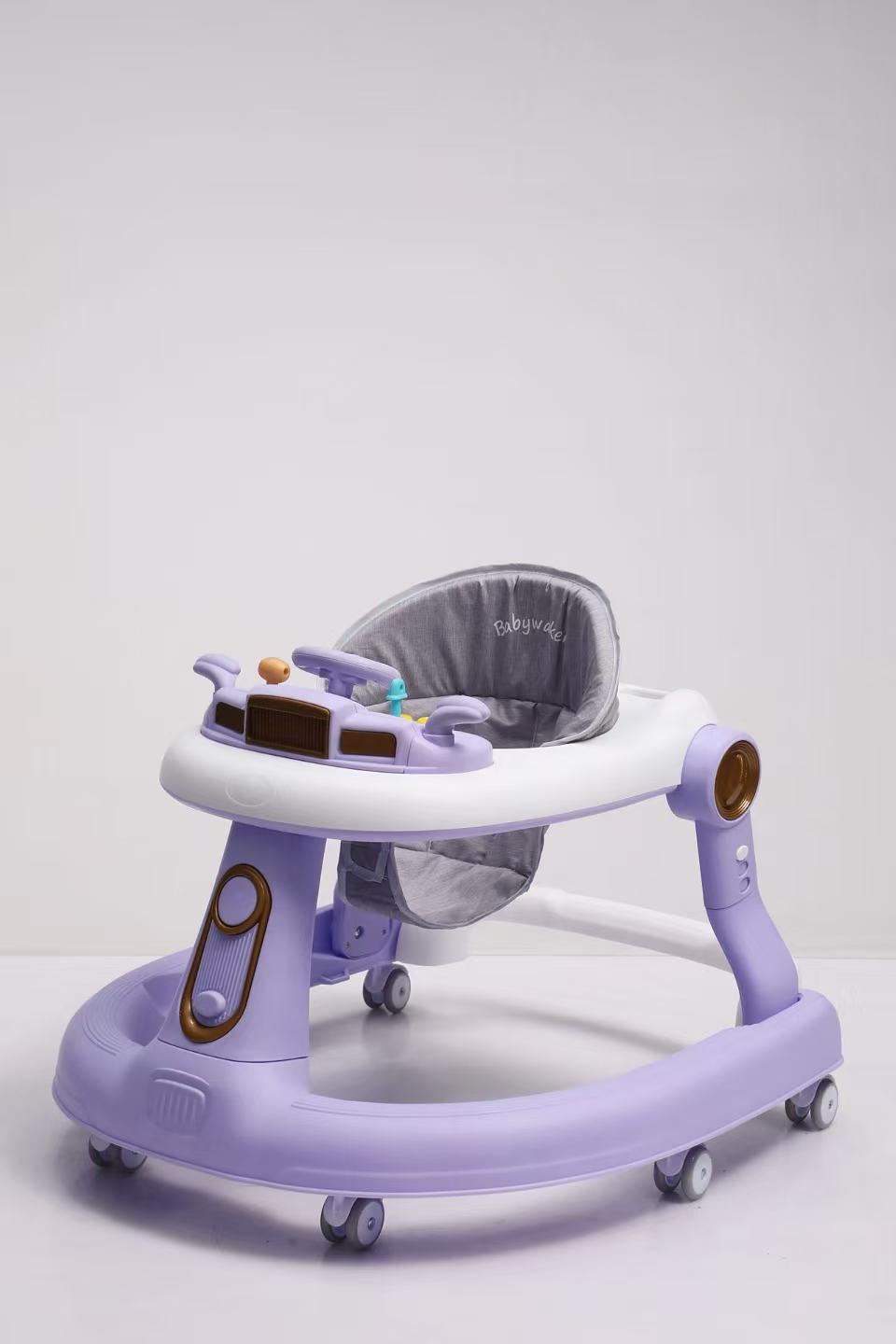 Andador Multifuncional para Bebé 6-18 Meses de Plástico Musical Antivuelco