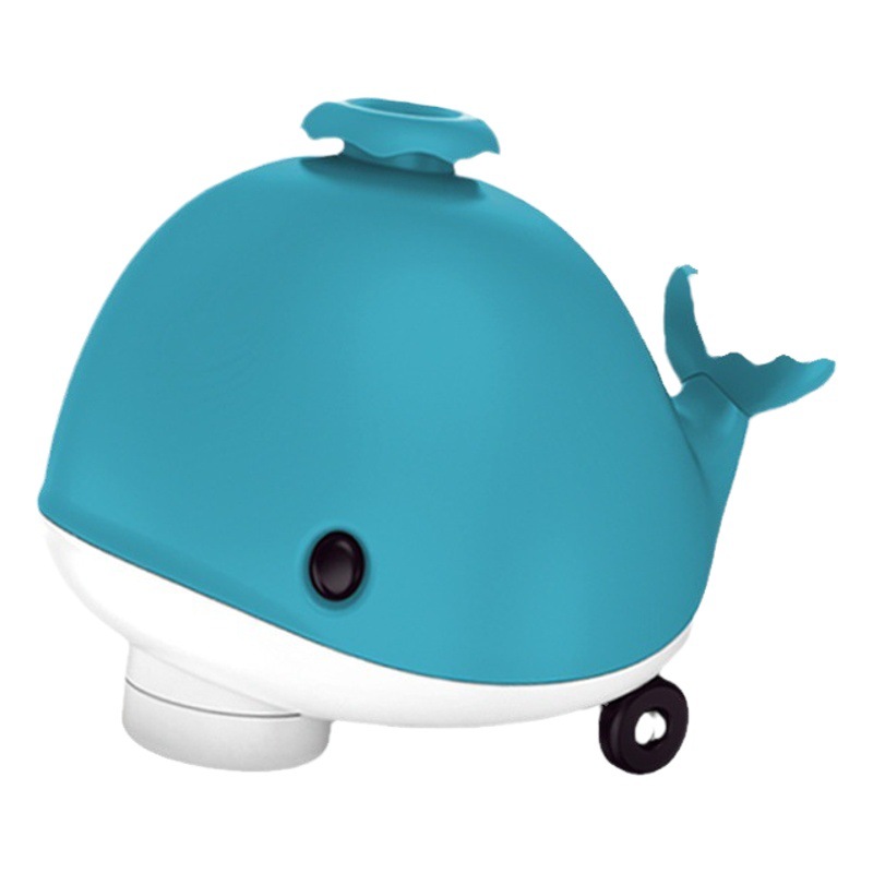 Diversión suspensión soplado bola eléctrica juguetes de los niños música ligera Universal de conducción ballena juguetes de modelado de dibujos animados al por mayor