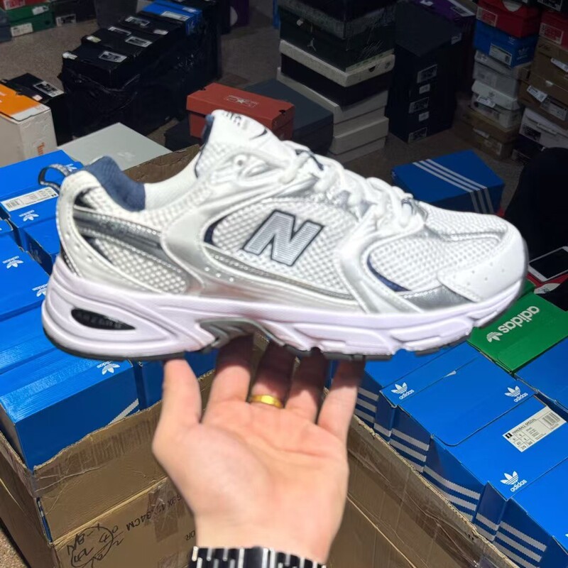 Cross-Border Putian Nb530 Classic White Silver Gray Mesh Casual Versatile Unisex Breathable Sports Outdoor Shoes Cross-Border Putian Nb530 Classic White Silver Gray Mesh Casual Versatile Unisex Breathable Sports Outdoor Shoes