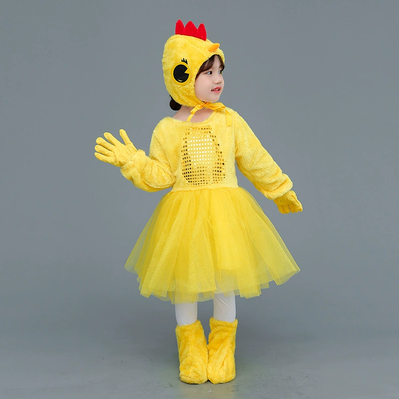 Детский костюм (B.Duck) дизайн утка и цыпленок, шляпа/ободок, размеры 110–160 см