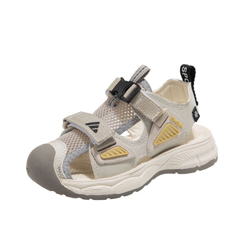 Niños huecos sandalias deportivas 2026 verano nuevos niños zapatos deportivos de bolsillo para niños zapatos de red simple estudiantes zapatillas frías image 6