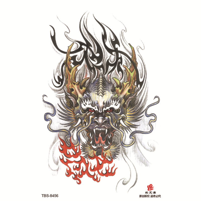 Pegatinas de tatuaje impermeables de brazo completo pequeño, símbolo de tótem, pegatinas de brazo pequeño, conjunto de ensamblaje al por mayor, suministro transfronterizo