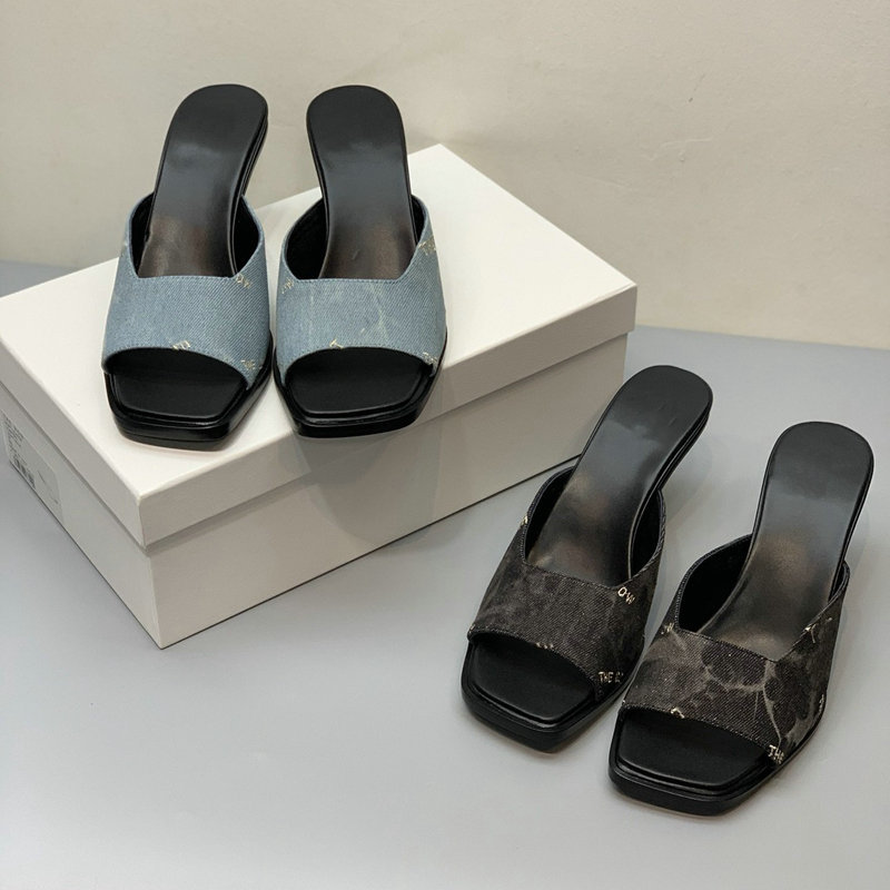 Exclusive summer cool universal sophisticated mules heels