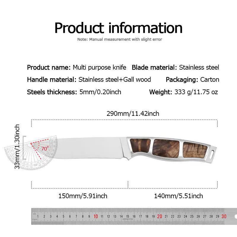 Portable universal travel pocket knife