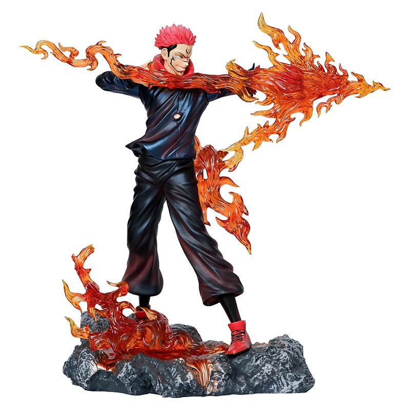 JiZhiFanSu Nuo Tiger Cane Return to War アニメ周辺フィギュア像装飾品ギフト卸売ドロップシッピング|undefined