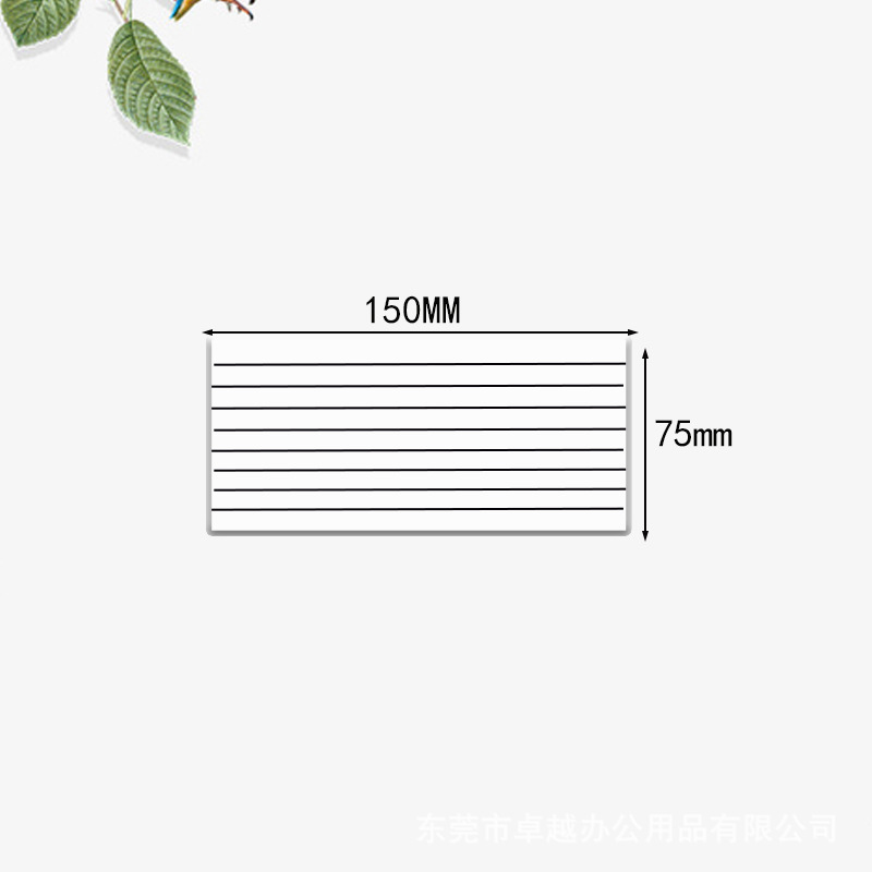 75*150*50 페이지 그리기 선 투명 색상
