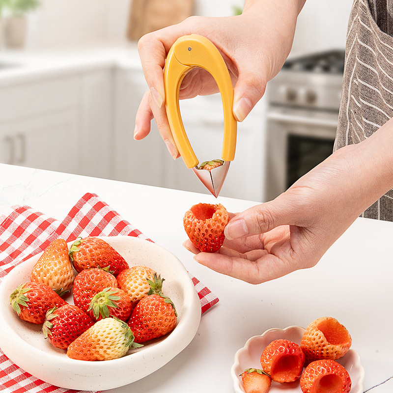 Manufacturer strawberry stem remover pineapple eye remover stainless…