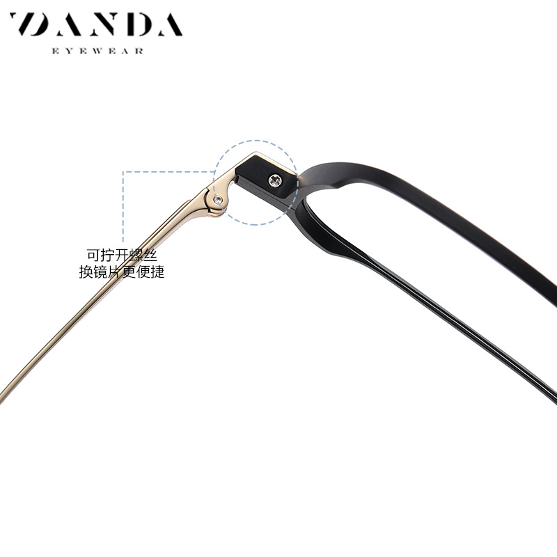 2022 nuevo marco de gafas ultraligera de titanio puro marco completo de los hombres de aluminio magnesio Kick-off diseño YJ2011 marco miopía gafas marco