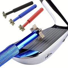 Golf六角クリーニングナイフ、ゴルフクラブヘッド溝クリーナー六角ヘッドは各種クラブヘッドに適しています。