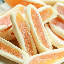 奶呼呼！寻脆记奶芙黄桃手工网红零食黄桃奶糕黄桃条水果干果脯
