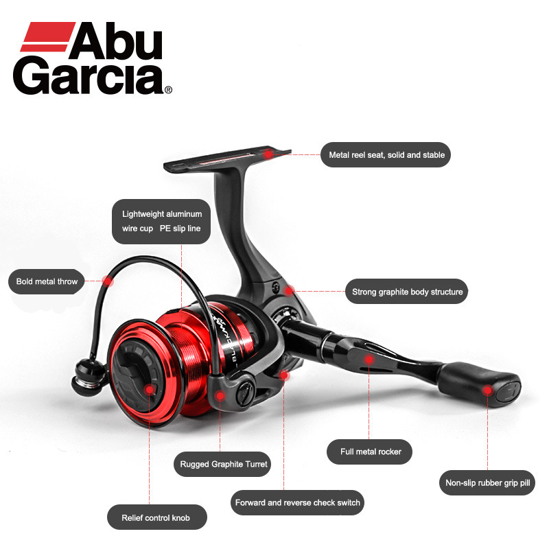 Rueda giratoria Abruya BMAX2 Rueda de pesca totalmente metálica Micro barco de pesca Pesca en el mar