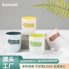 アーク底色ガラス植物ワックス香りキャンドル家庭用卸売フレグランス装飾品