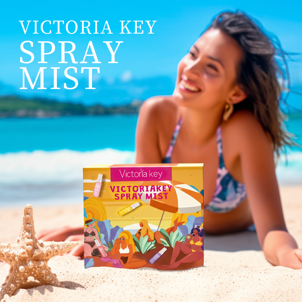 Cross-Border Exclusive Supply - Alcohol-Free Perfume Spray, Brazilian Beach Set, Body and Hair Fragrance Spray, Long-Lasting Fragrance