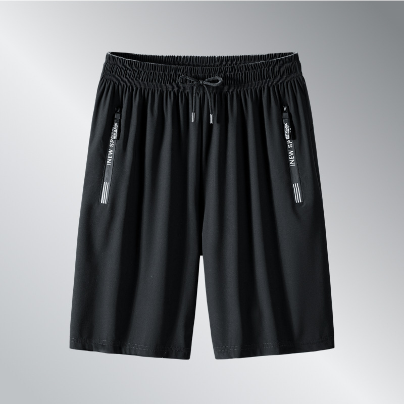 Explosive Five-point Pants Men's Summer plus size Pants Thin Ice Silk Casual Pants Loose Trendy Brand Straight Shorts for Men Explosive Five-point Pants Men's Summer plus size Pants Thin Ice Silk Casual Pants Loose Trendy Brand Straight Shorts for Men