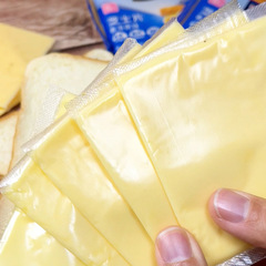 【36 packs/box】Baker's Unsalted American Cheese Slices 166g (10 slices per pack) Baking and Catering Cheese Slices