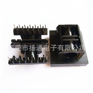 ER39双槽变压器骨架ER3945高频骨架外壳双槽7+7针