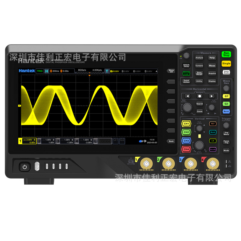 汉泰DPO8104C四通道数字示波器集八种独立仪器频谱信号源逻辑分析